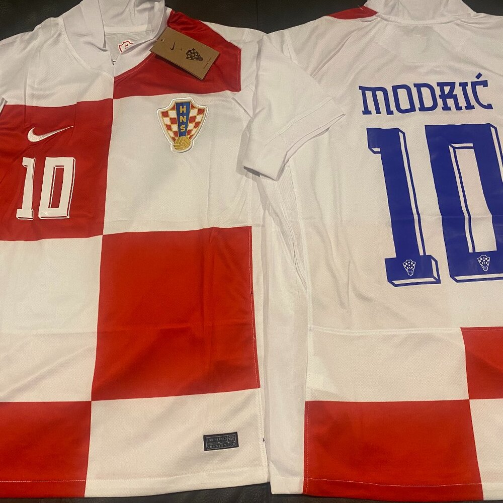 Nike CROATIA Nat'l Team LUKA MODRIC Men's JERSEY Sz M,L,XL,2XL New with tags